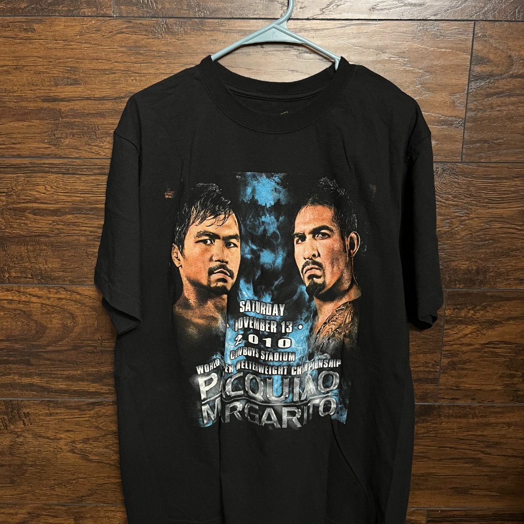 Boxing Manny Pacquiao Vs. Antonio Margarito T-Shirt 2010 - L